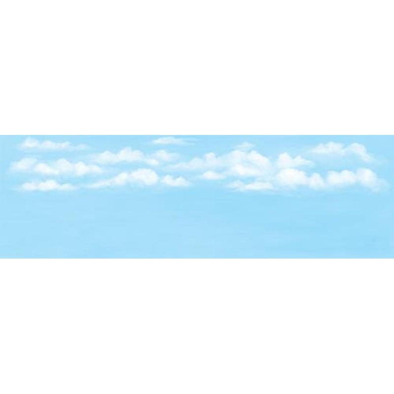 Cloudy Sky 228x736mm Manyways Scenic Background