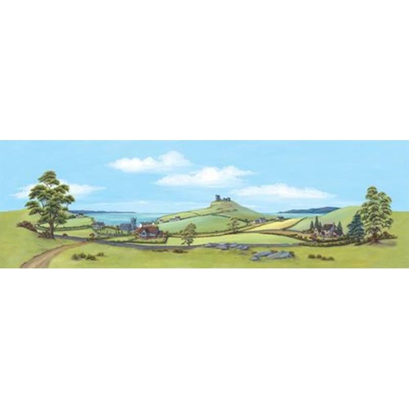 Country Seascape 228x736mm Manyways Scenic Background