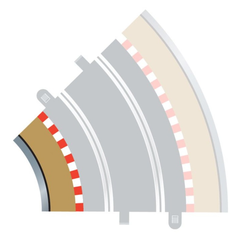 Radius 2 Curve Inner Borders 45 x 4