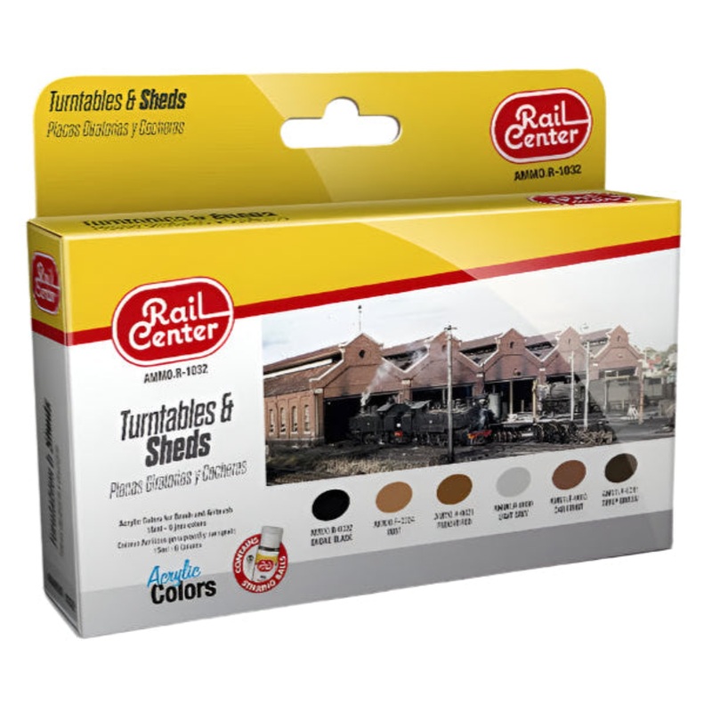 Rail Center – Turntables and Sheds Set