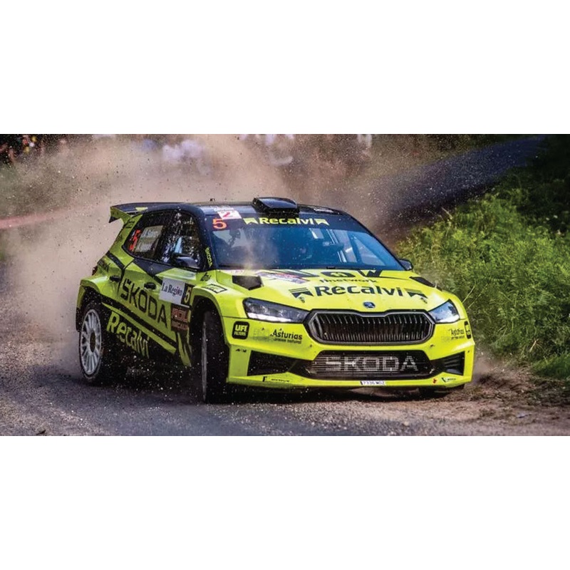 Skoda Fabia WRC2 Cohete Suarez Mud Effect