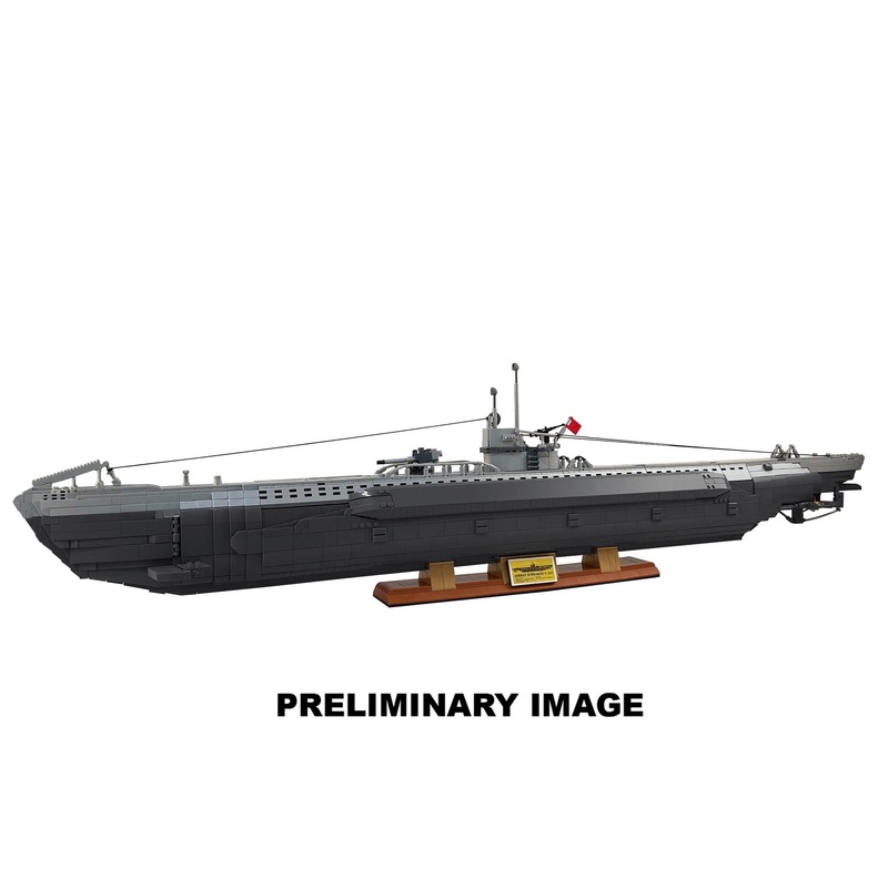 Submarine Das Boot – Brick System Model Kit