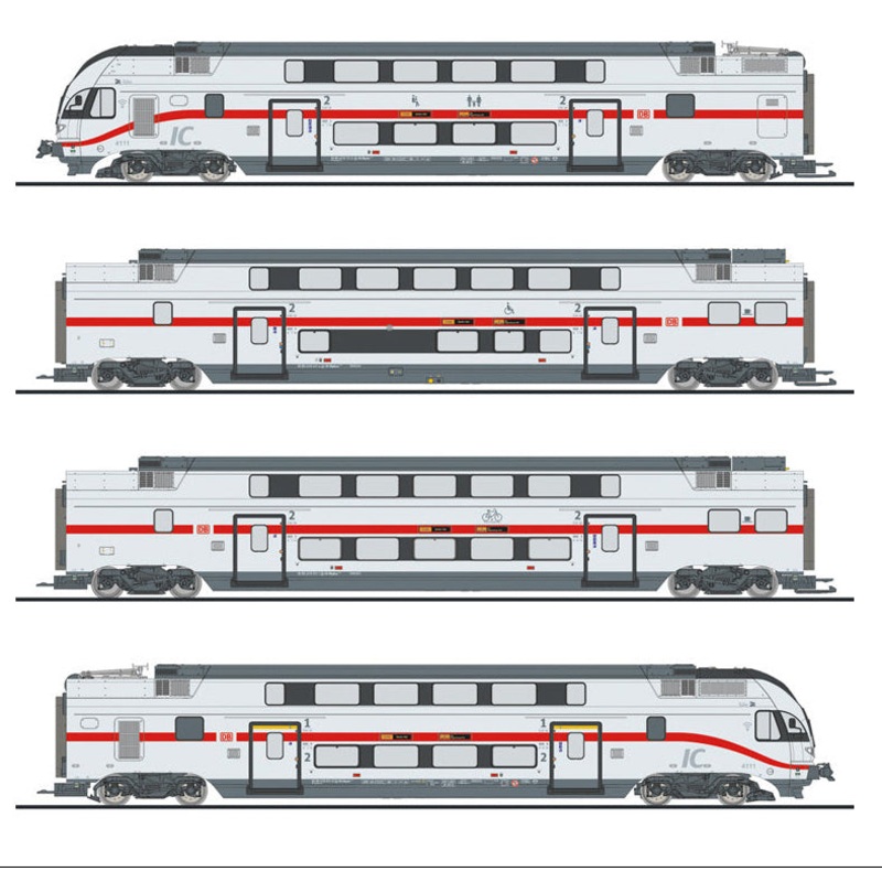 4-part electric multiple unit, KISS, DB AG, IC version, Ep.VI