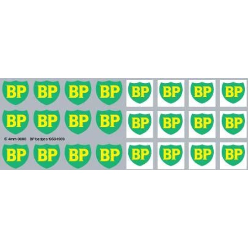 BP Motifs 1958-1989 Waterslide Decals