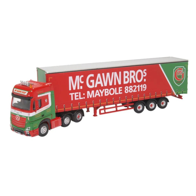 Mercedes Actros GSC Curtainside McGawn Bros