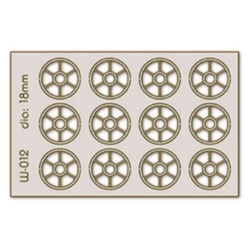 12 pcs 18mm Diameter Round Windows H0/00