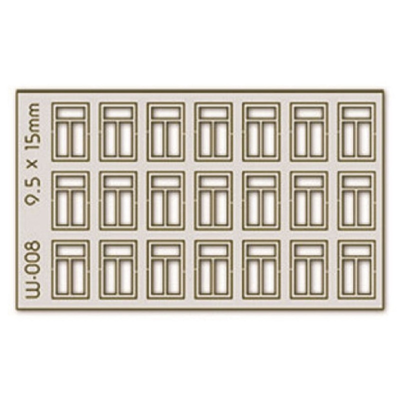 21 pcs 9.5X15mm 3 Pane Windows H0/00