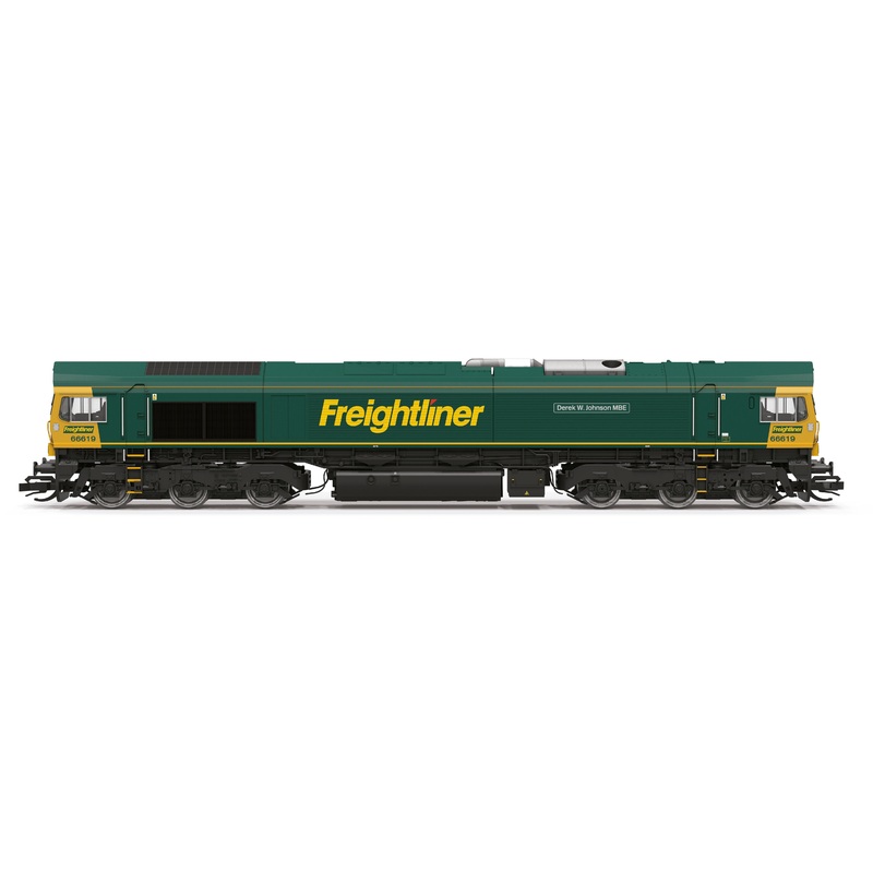 Freightliner Class 66 Derek W Johnson MBE 66619 Diesel Locomotive