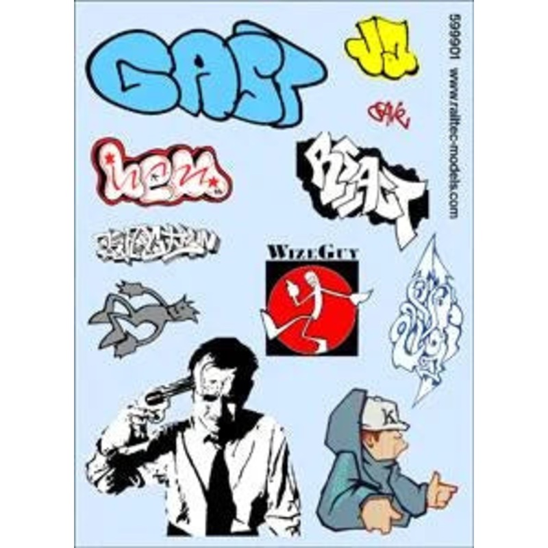 Graffiti: Artistic A Waterslide Decals