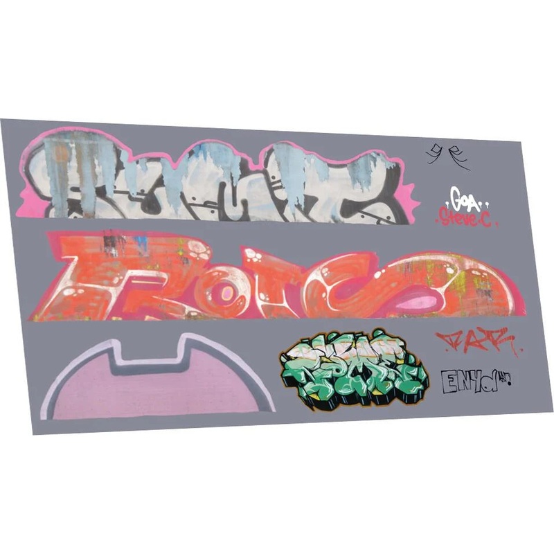 Graffiti: Artistic J (Suits Larger Wagons) Waterslide Decals