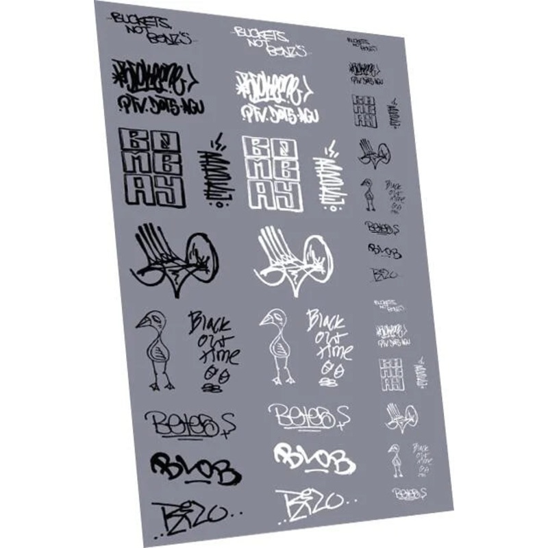 Graffiti: Tags Pack 1 Waterslide Decals