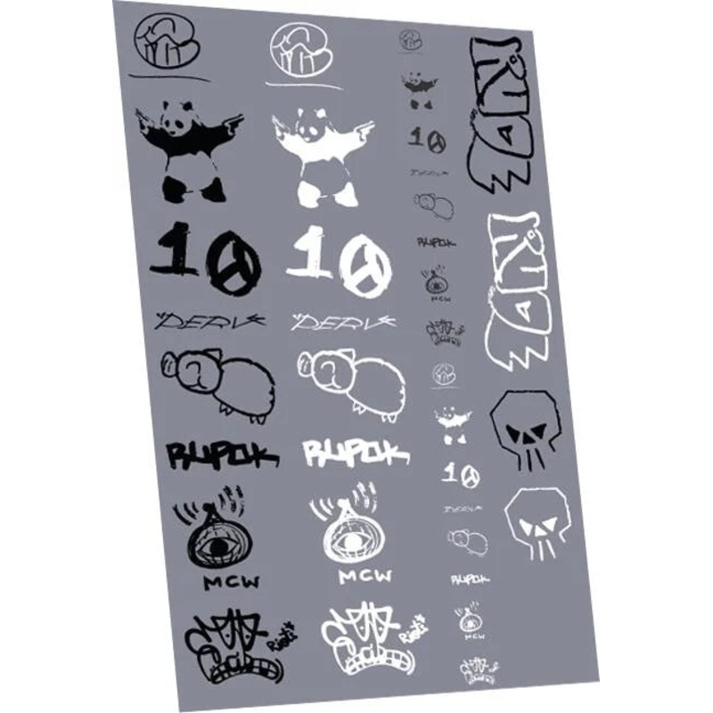 Graffiti: Tags Pack 11 Waterslide Decals