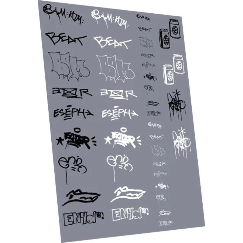 Graffiti: Tags Pack 2 Waterslide Decals