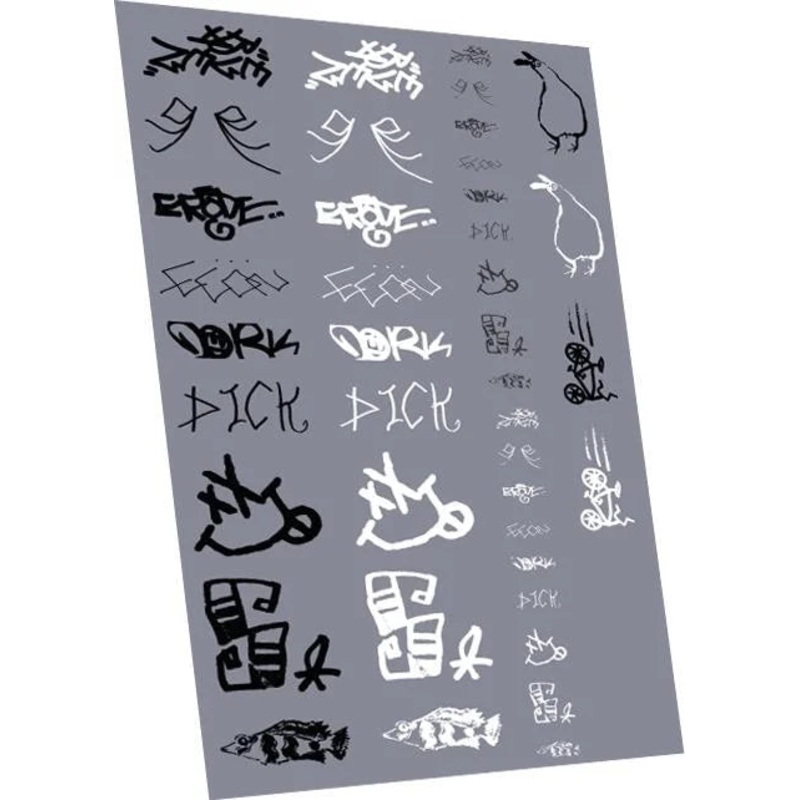 Graffiti: Tags Pack 3 Waterslide Decals