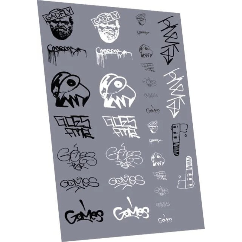 Graffiti: Tags Pack 5 Waterslide Decals