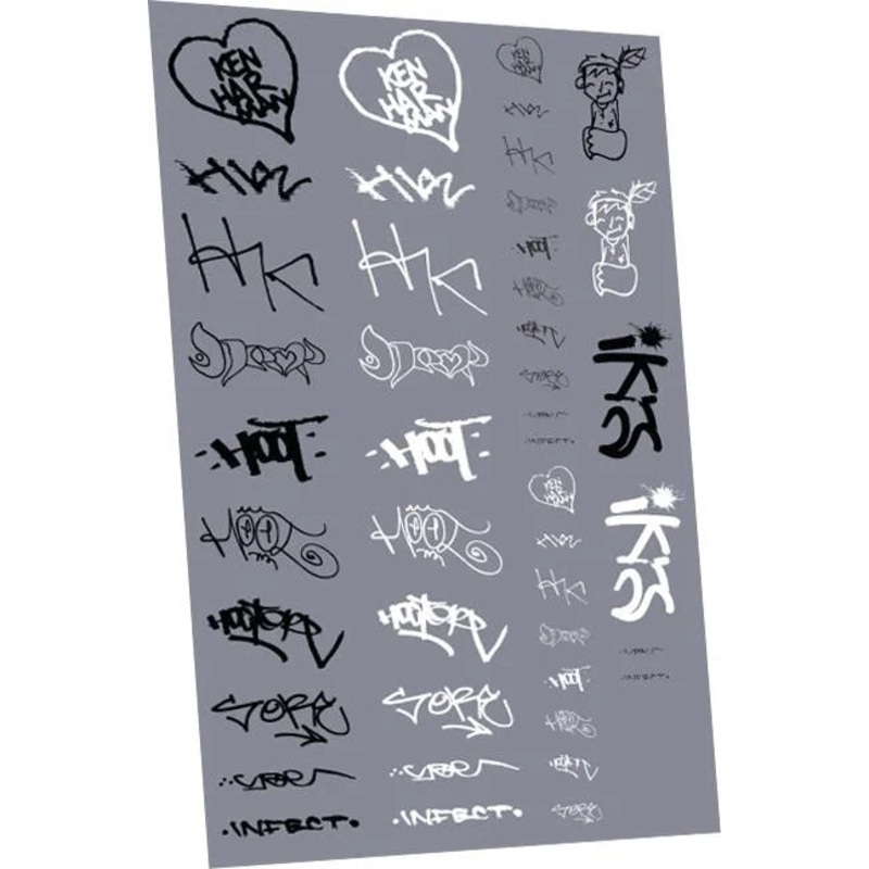 Graffiti: Tags Pack 6 Waterslide Decals