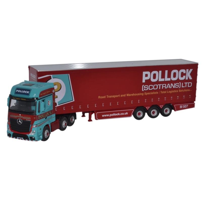 Mercedes Actros MP4 GSC Actros Curtainside Pollock