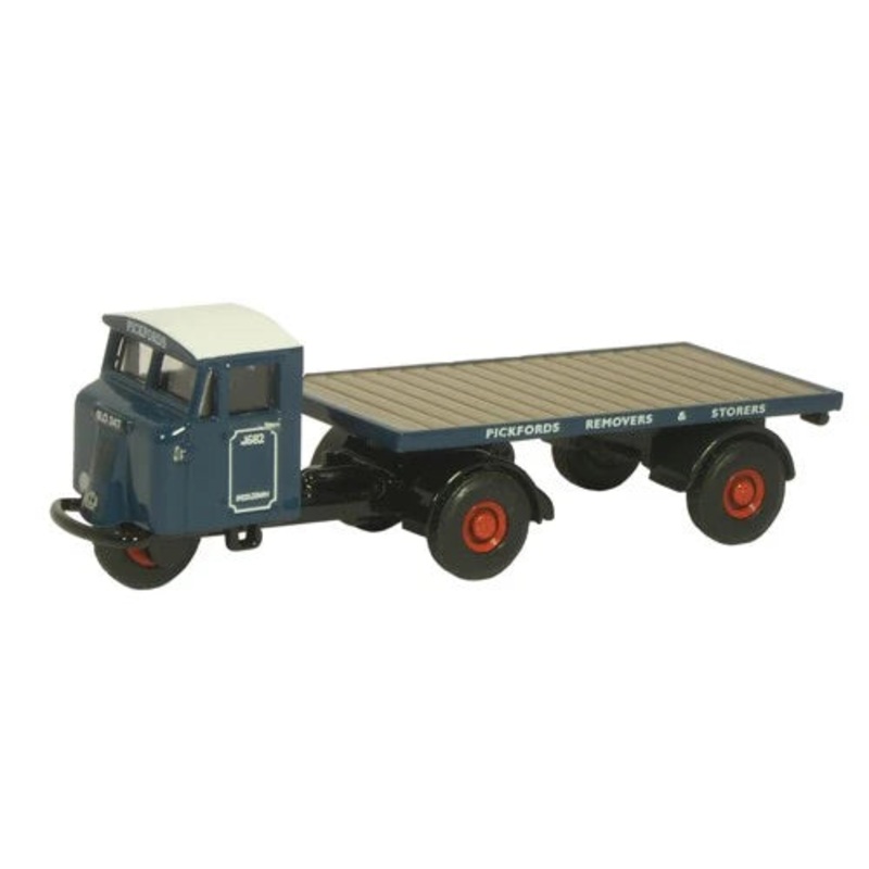 Scammell Mechanical Horse Flatbed Trailer Pickfords