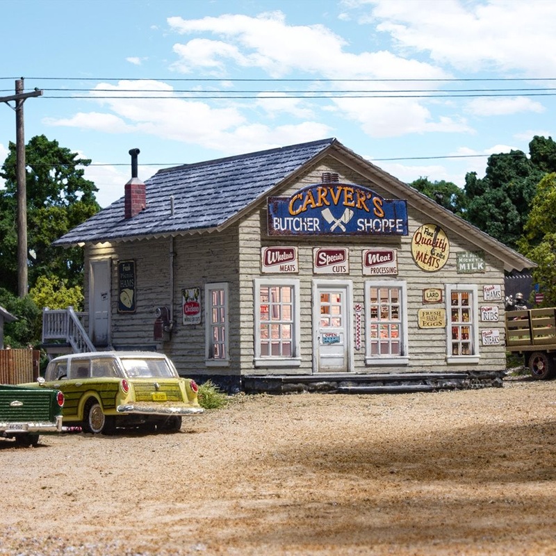 Woodland Scenics – O Gauge Buildings – Butcher Shop