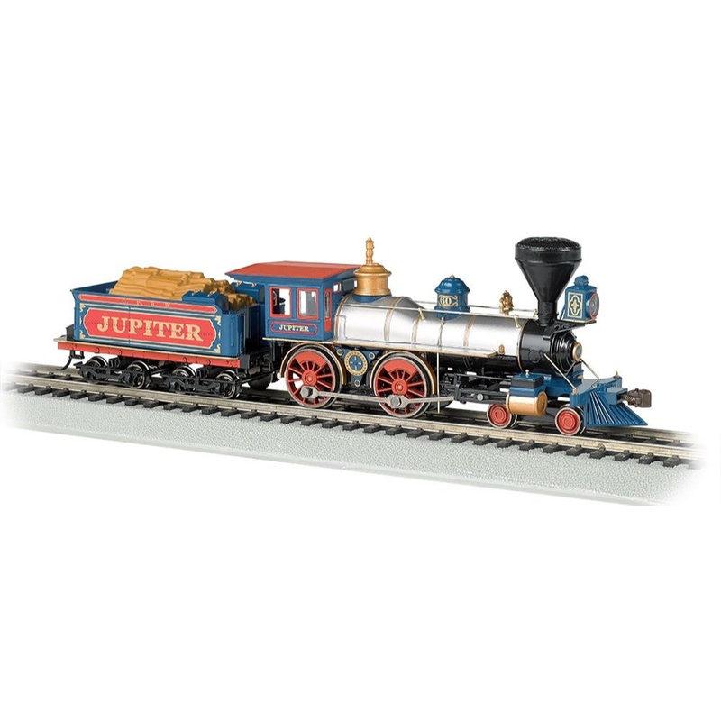 4-4-0 American – Central Pacific #60 ‘Jupiter’ Steam Locomotive with Wood Load