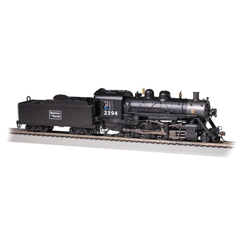 Baldwin 2-8-0 – Boston & Maine #2394 Steam Locomotive – DCC Sound