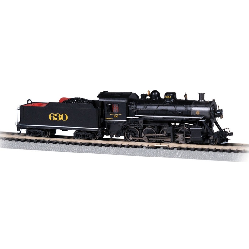 Baldwin 2-8-0 Consolidation – Southern #630 Steam Locomotive – DCC Sound