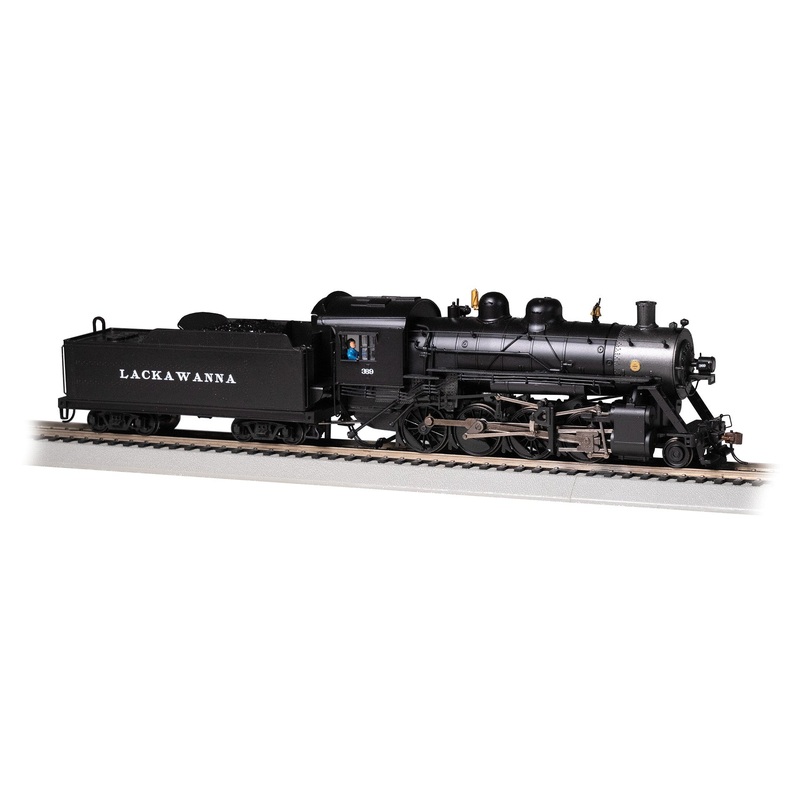 Baldwin 2-8-0 – Lackawanna #369 Steam Locomotive – DCC Sound