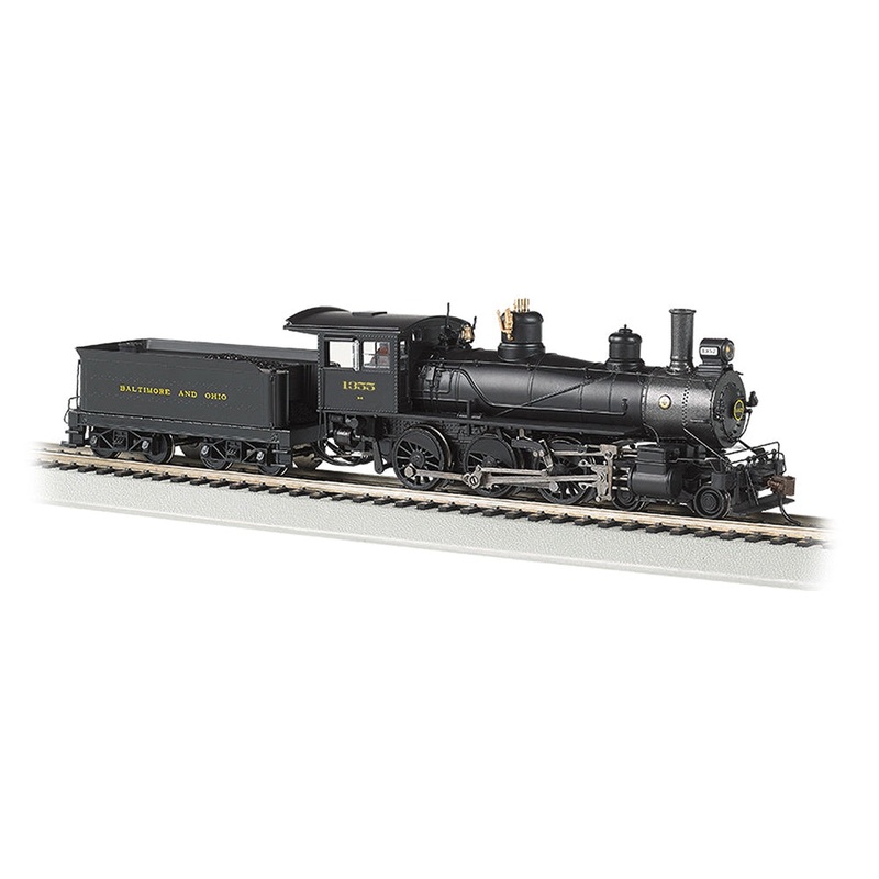 Baldwin 4-6-0 – Baltimore & Ohio #1355 Steam Locomotive