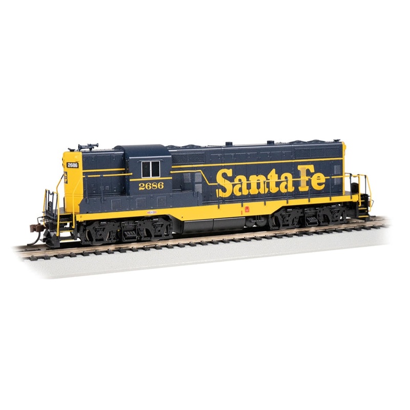 GP7 – Santa Fe #2686 (Blue & Yellow) Diesel Locomotive – DCC Sound