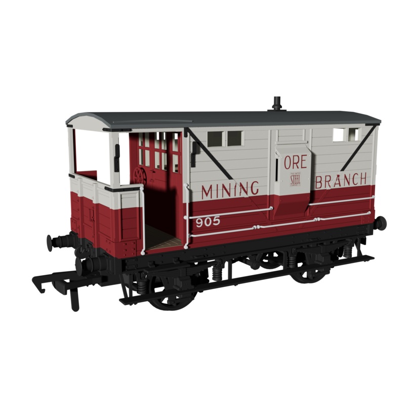 LNWR D17b Brake – Ore Mining Branch No.905