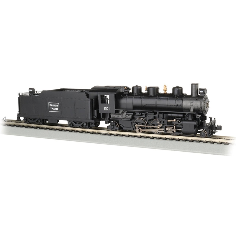 Prairie 2-6-2 w/Smoke & Tender – Boston & Maine #1501 Steam Locomotive