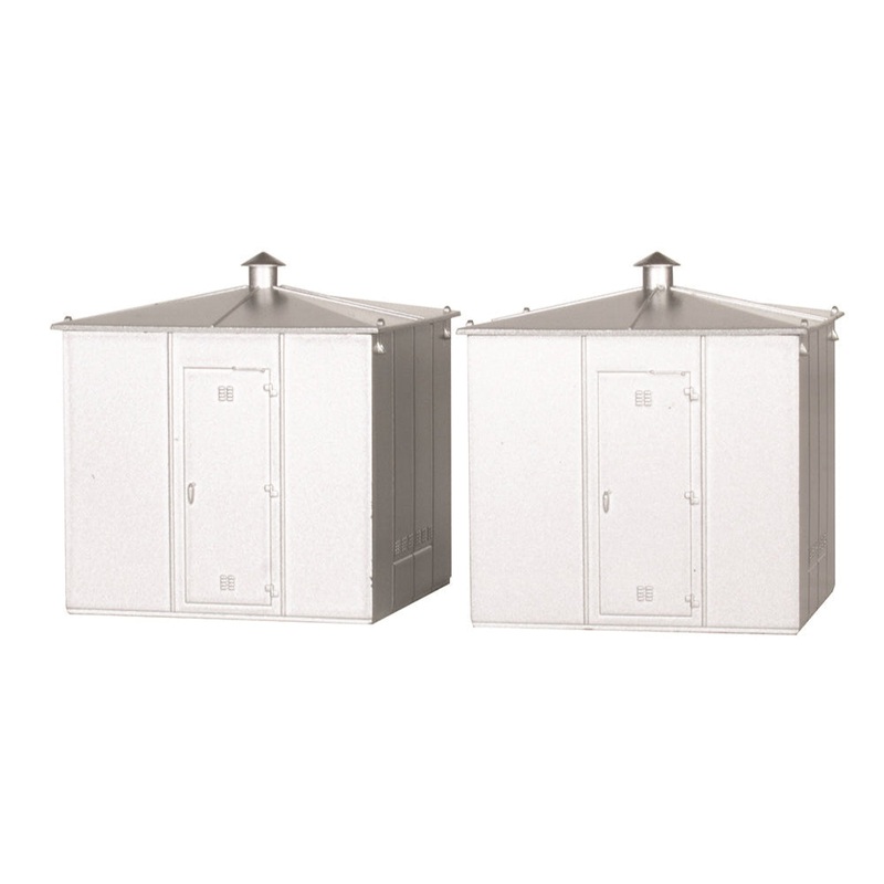 Trackside Equipment Buildings (2/Card)