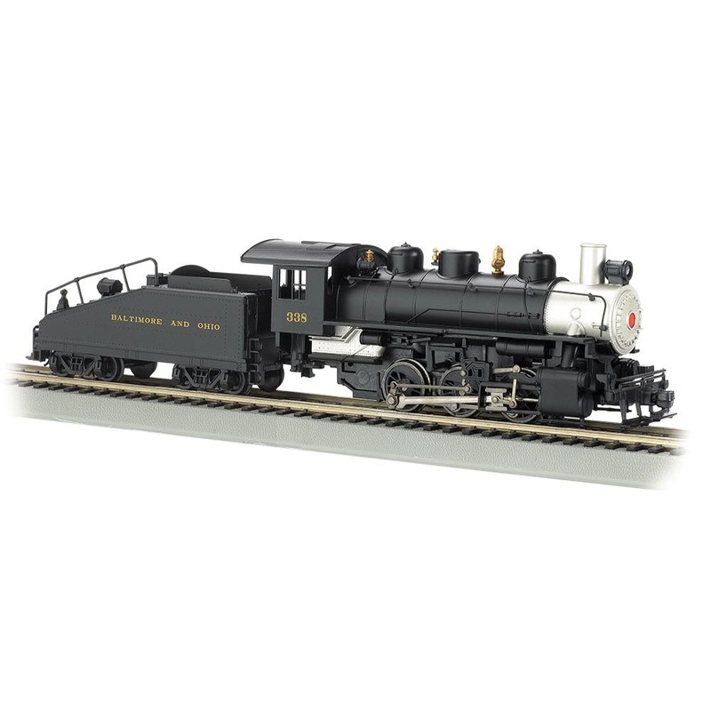 USRA 0-6-0 & Slope Tender – B&O #338 Steam Locomotive