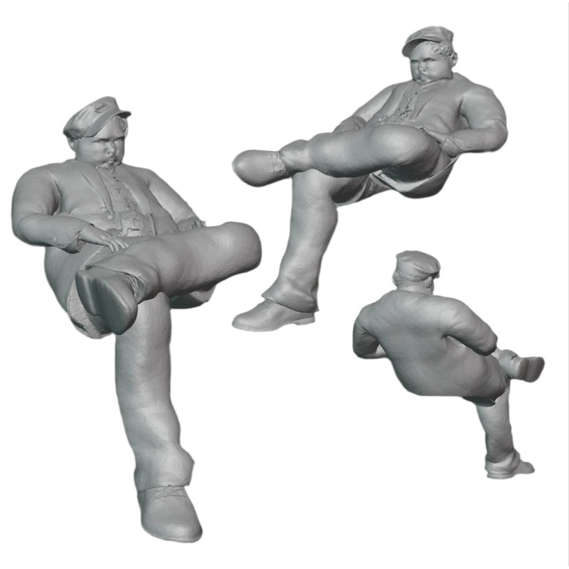 Albert’ (Graham Moffatt) Model Railway Figure – Oh Mr. Porter