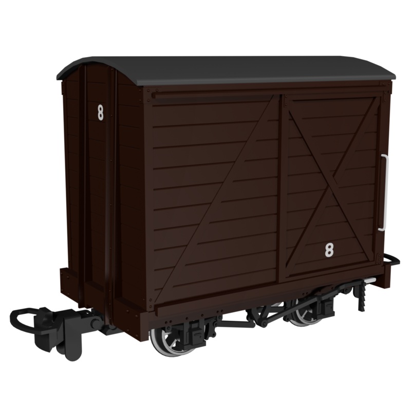 Covered Van –  Plain Brown No.8