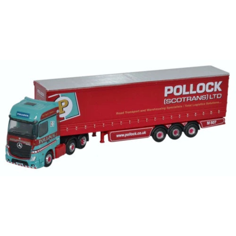 Mercedes Actros Curtainside Pollock