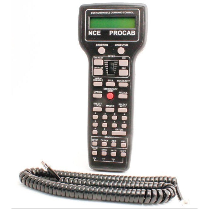 NCE Deluxe ProCab Handheld Throttle Full Feature 28 Function Handset