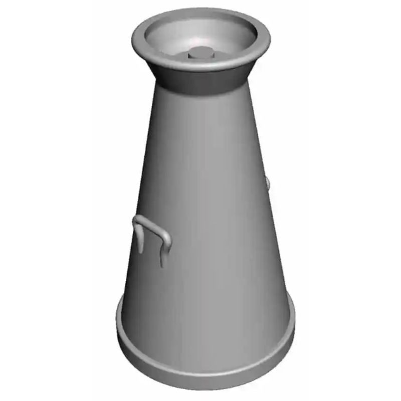 OO Gauge Work and Industry Platform Accessories – 17 gal Milk Churns (x3)