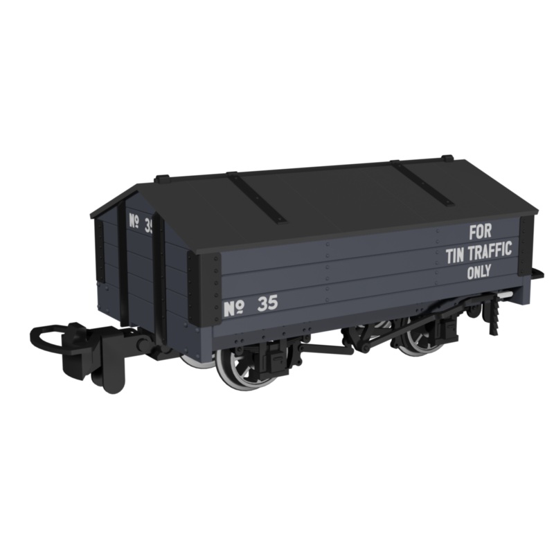 Peaked Roof Van –  Dark Grey ‘Tin’ No.35