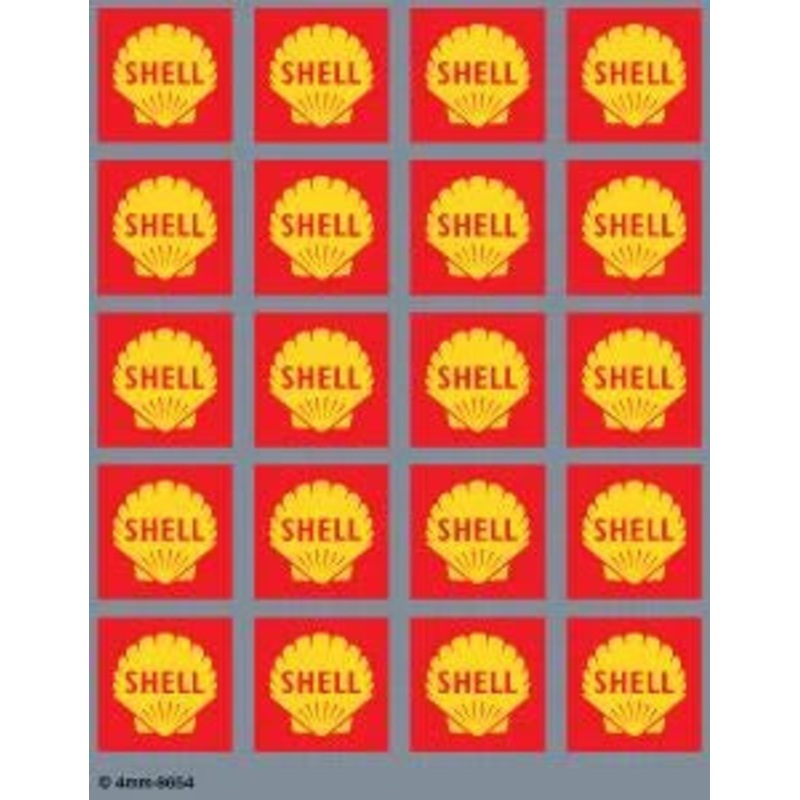 Shell motifs 1961-1971 OO Gauge Waterslide Decals