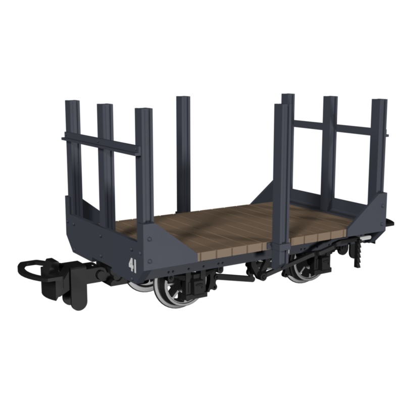 Stake Wagon –  Plain Dark Grey No.41
