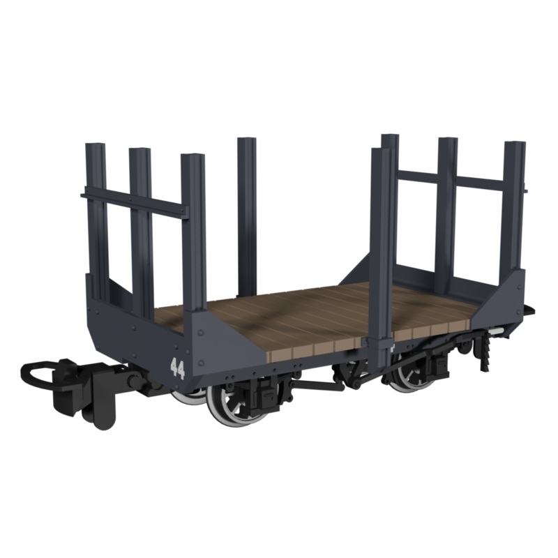 Stake Wagon –  Plain Dark Grey No.44