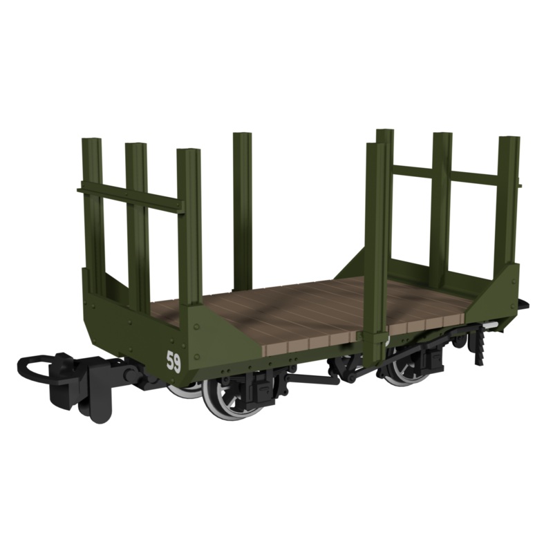 Stake Wagon –  Plain Green No.59