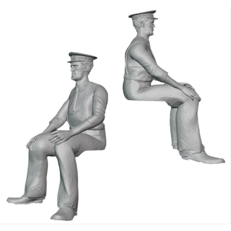 ‘William Porter’ (Will Hay) Model Railway Figure – Oh Mr. Porter – Sitting