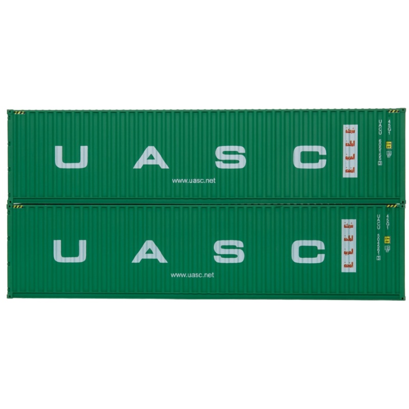 40ft High Cube Container UASC Twin Pack – Weathered