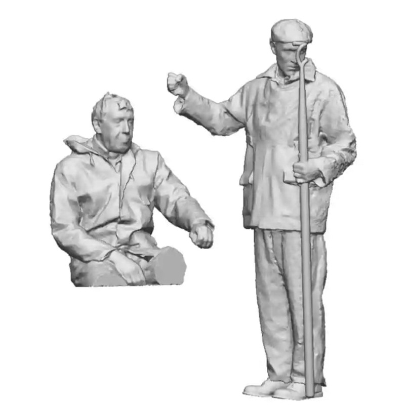 O Gauge Loco Specific Crew – Class 02 BR Crew