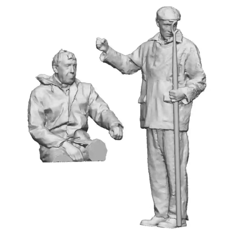 OO Gauge Loco Specific Crew – Class 02 BR Crew