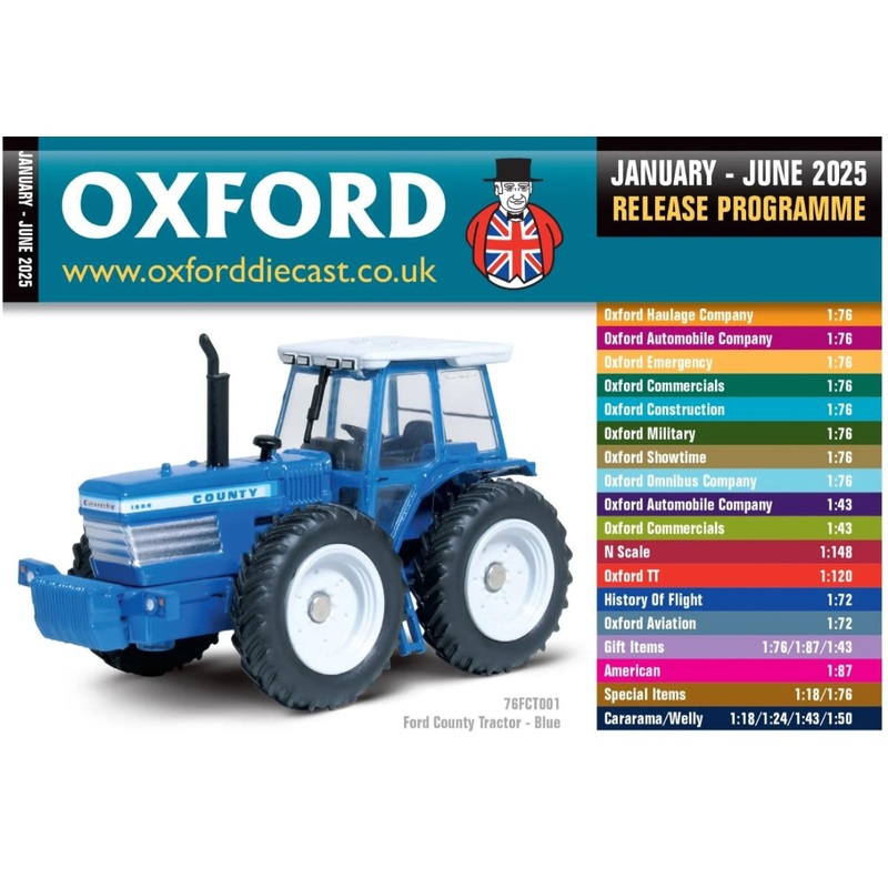Oxford Diecast Catalogue 2025