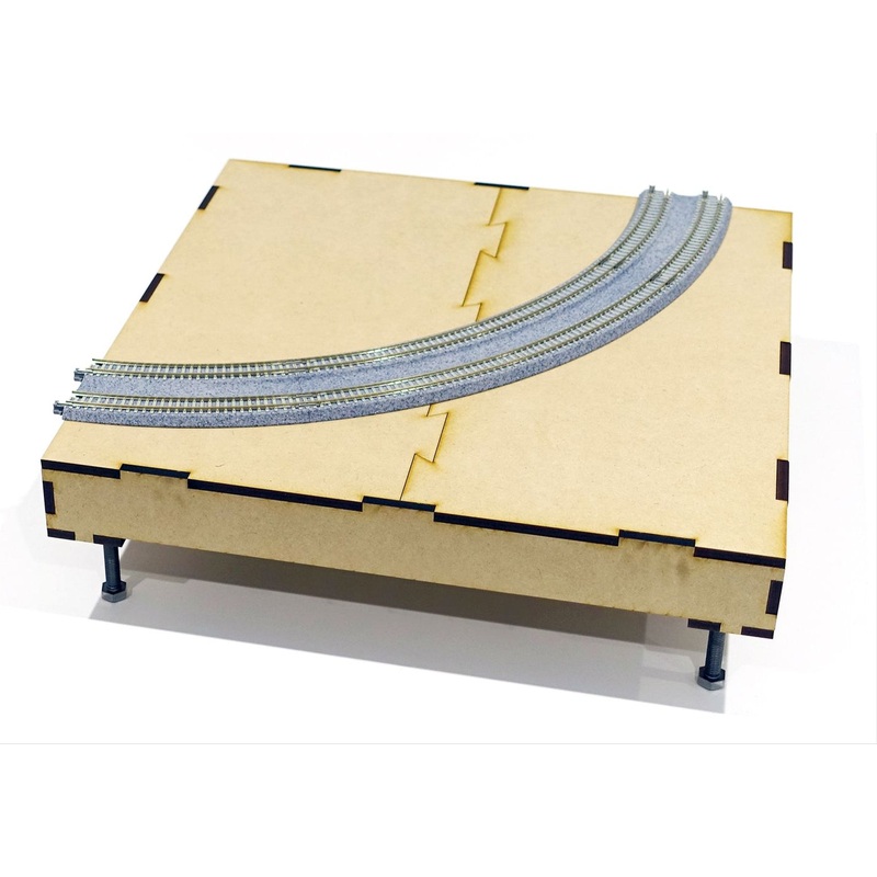 T-Trak Module Board Kit Corner Base