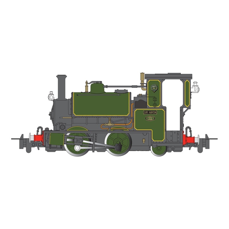 Talyllyn / Corris Locomotive Hughes/Falcon 0-4-2St – Sir Haydn – Green